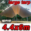 4.4x6m Large Tarps Heavy Duty Waterproof Tarp