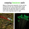 25cm Luminous Tent Stakes - 图片 3